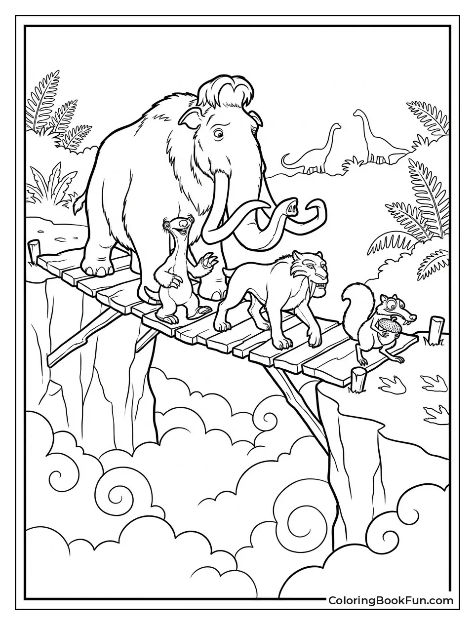 Crossing Misty Stone Bridge