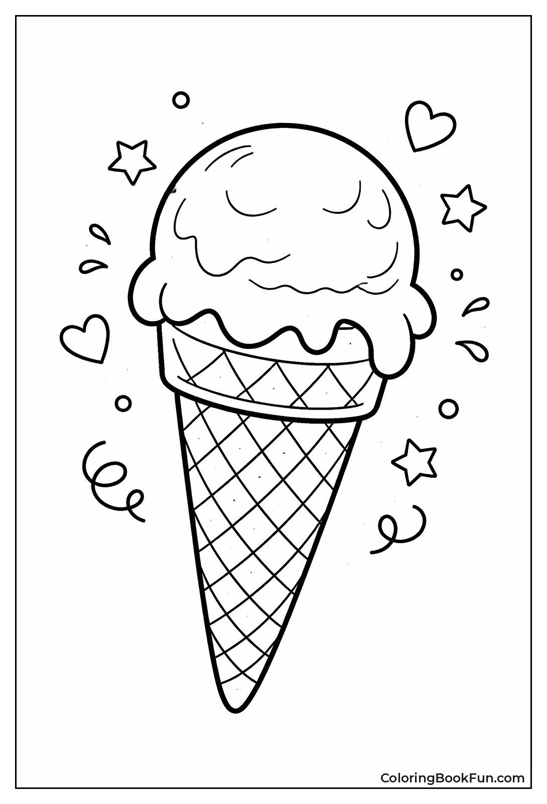 Vanilla Scoop in Waffle Cone