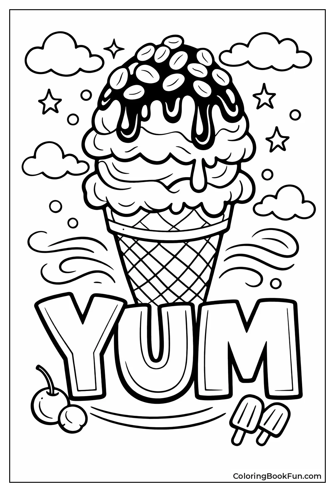 Hot Fudge on Ice Cream