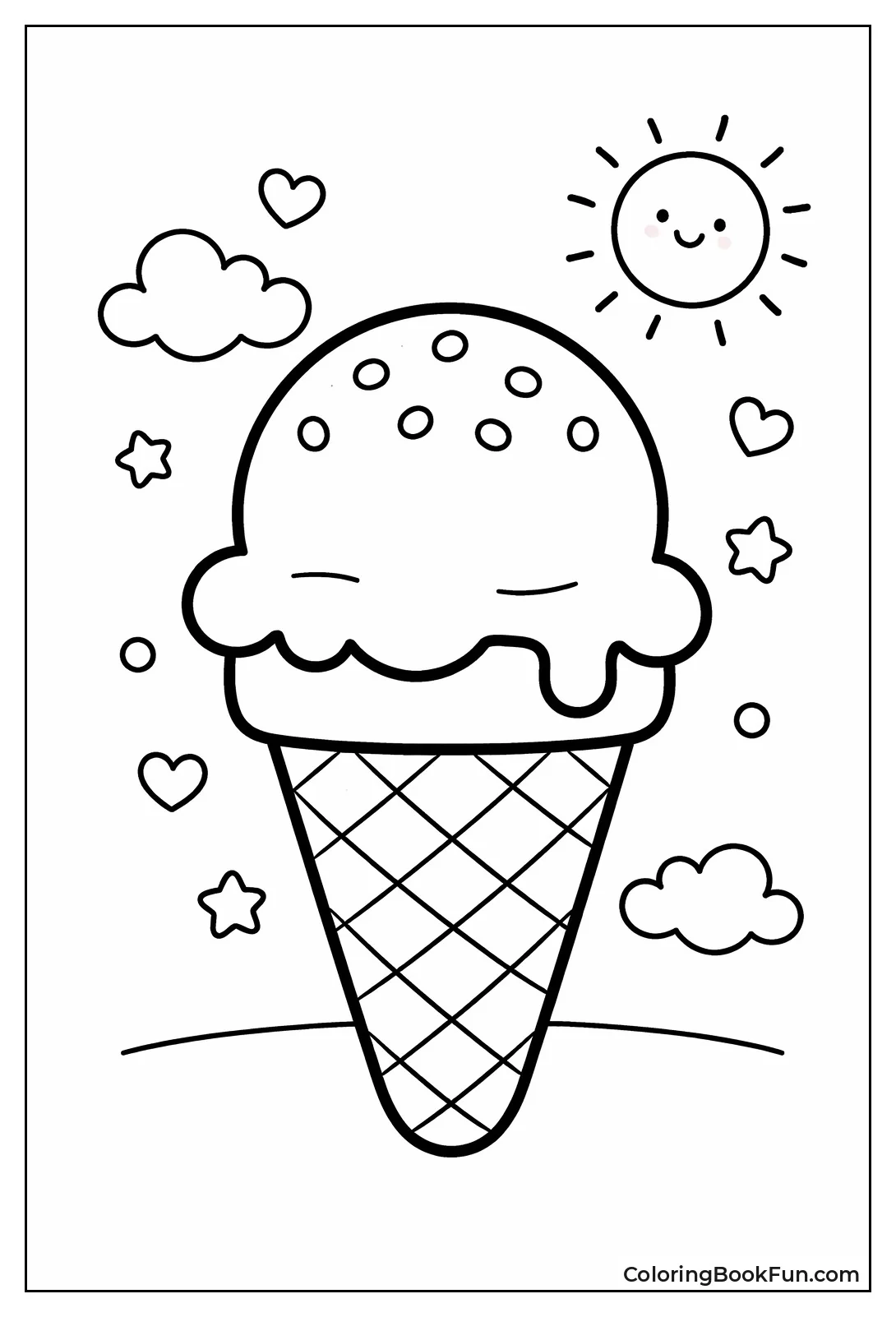 Simple Single Ice Cream Scoop