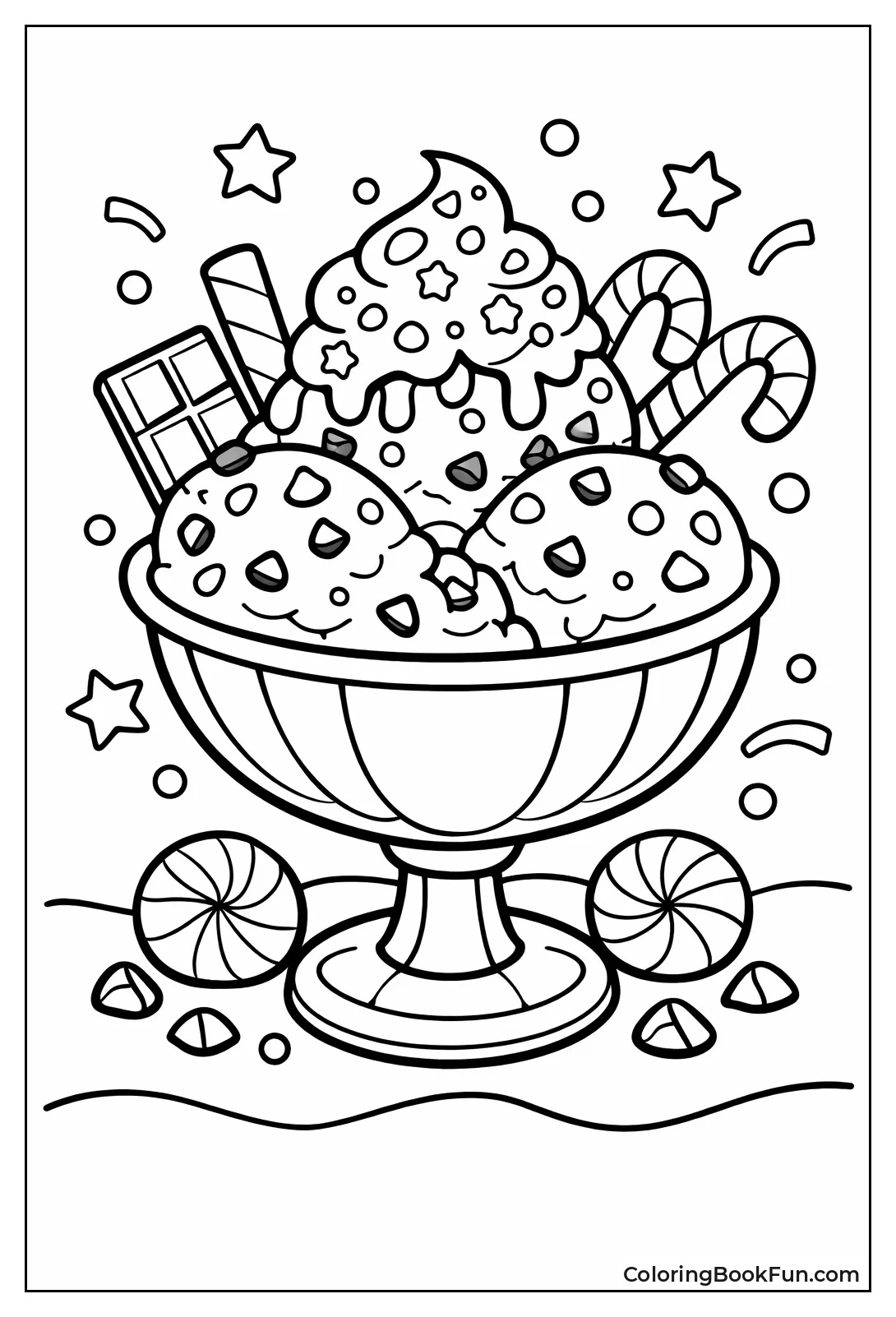 Mint Sundae with Chocolate Chips