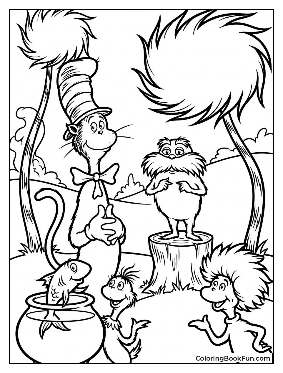 Cat in Hat Meets Lorax