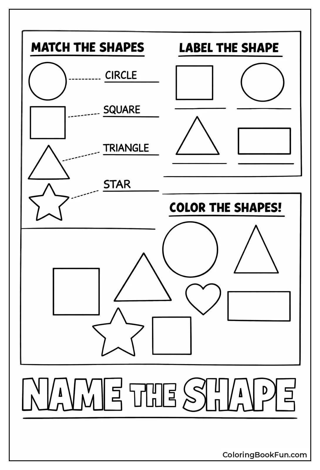 Identify and Color Shapes