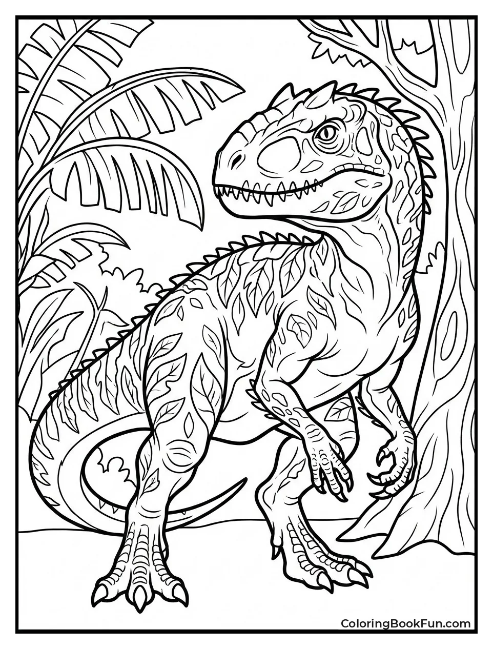 Camouflaged Indominus Rex Hides