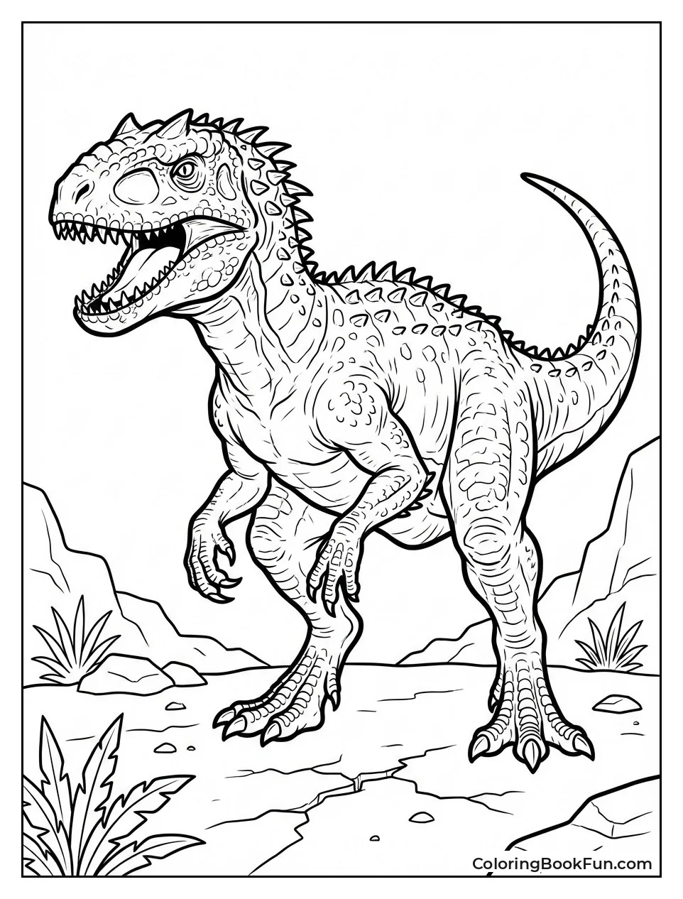 Detailed Indominus Rex Scales
