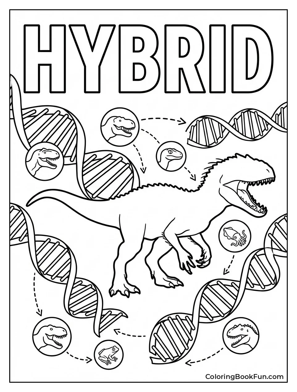 Indominus Rex DNA Blueprint