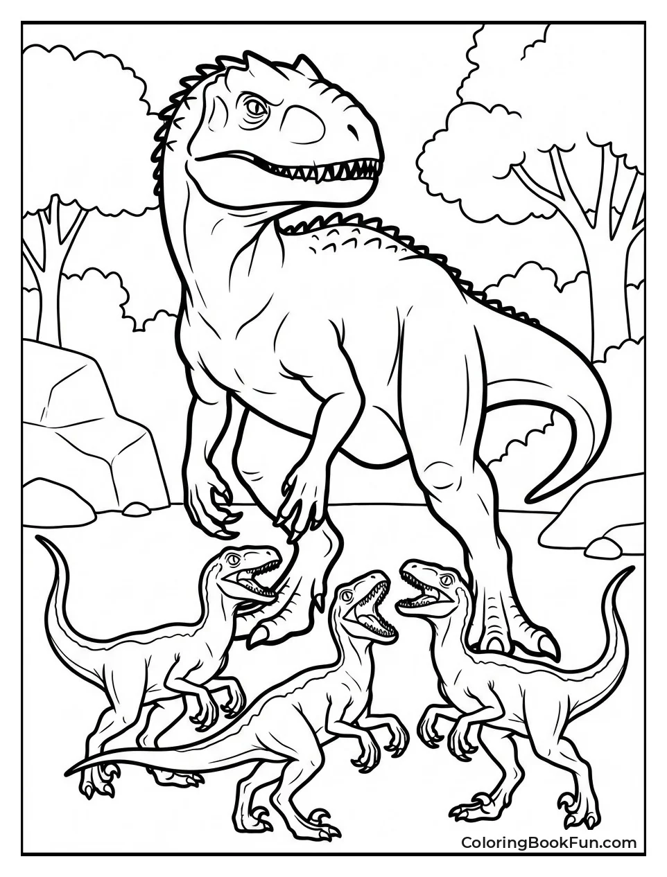 Indominus Rex Leads Raptors