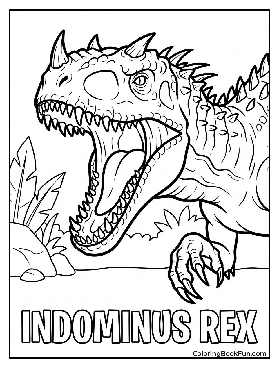 Indominus Rex Roars Fiercely
