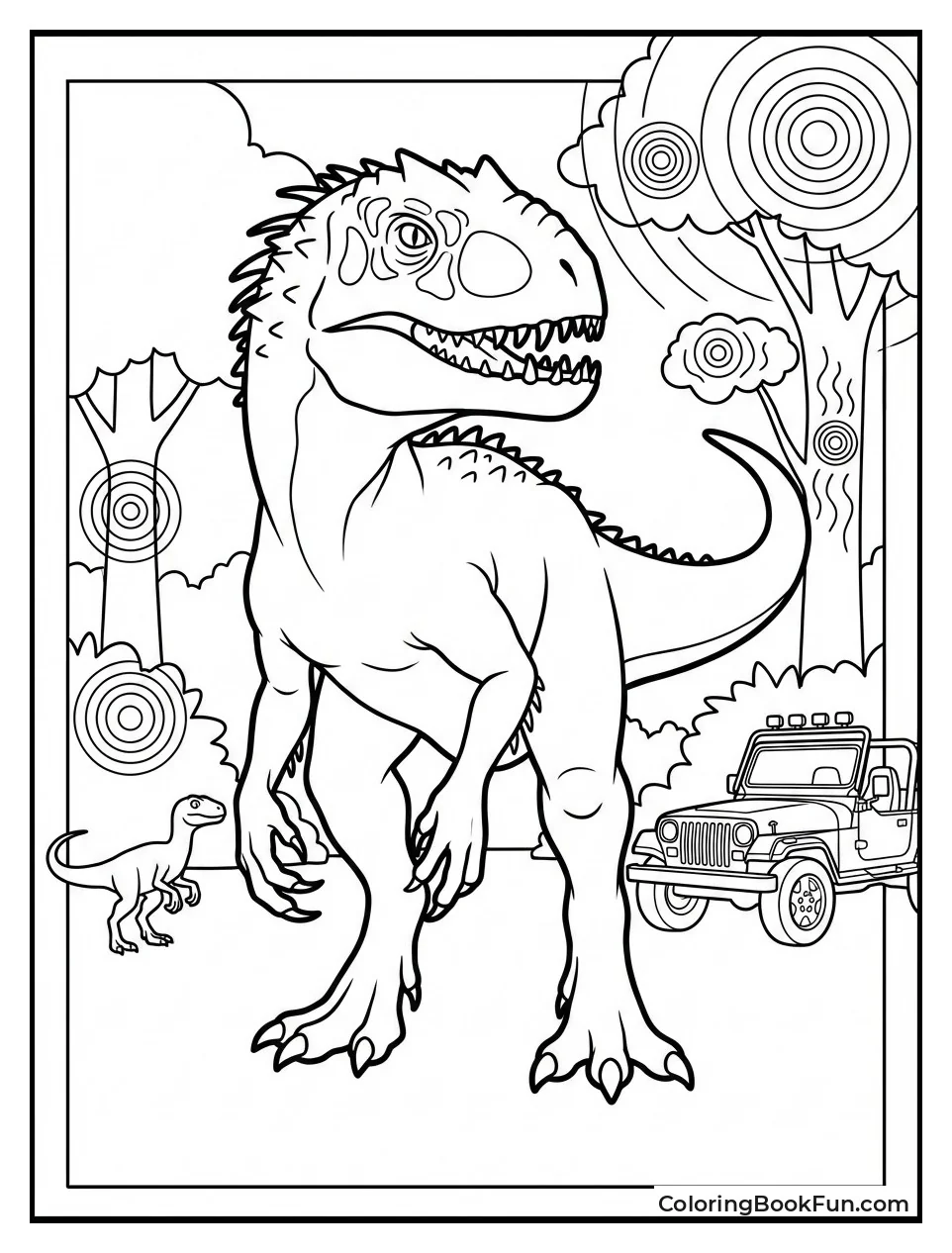 Indominus Rex Sees with Heat