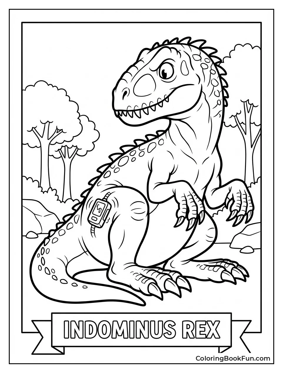 Indominus Rex Removes Tracker