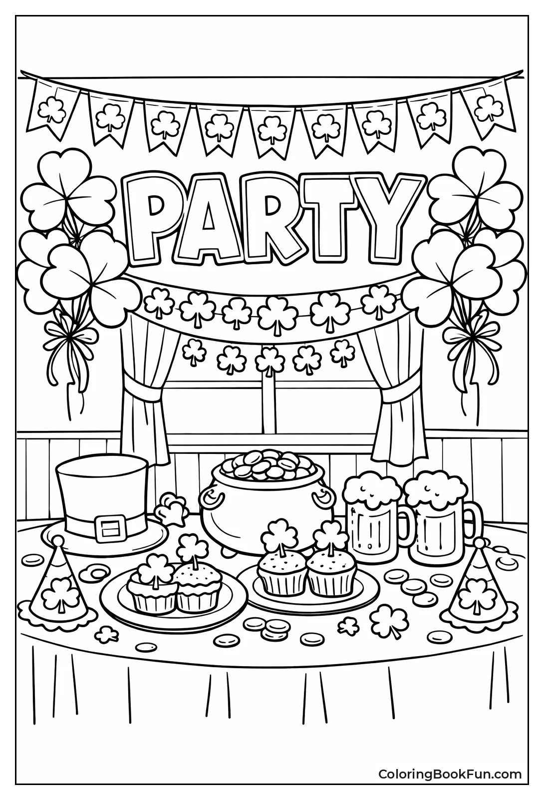 Room Full of Shamrocks