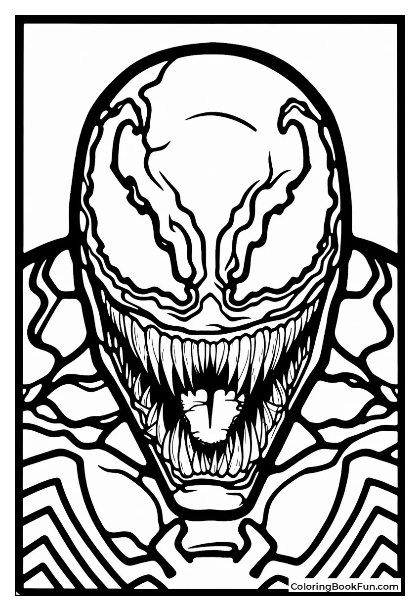 Venom Wears Insect Face