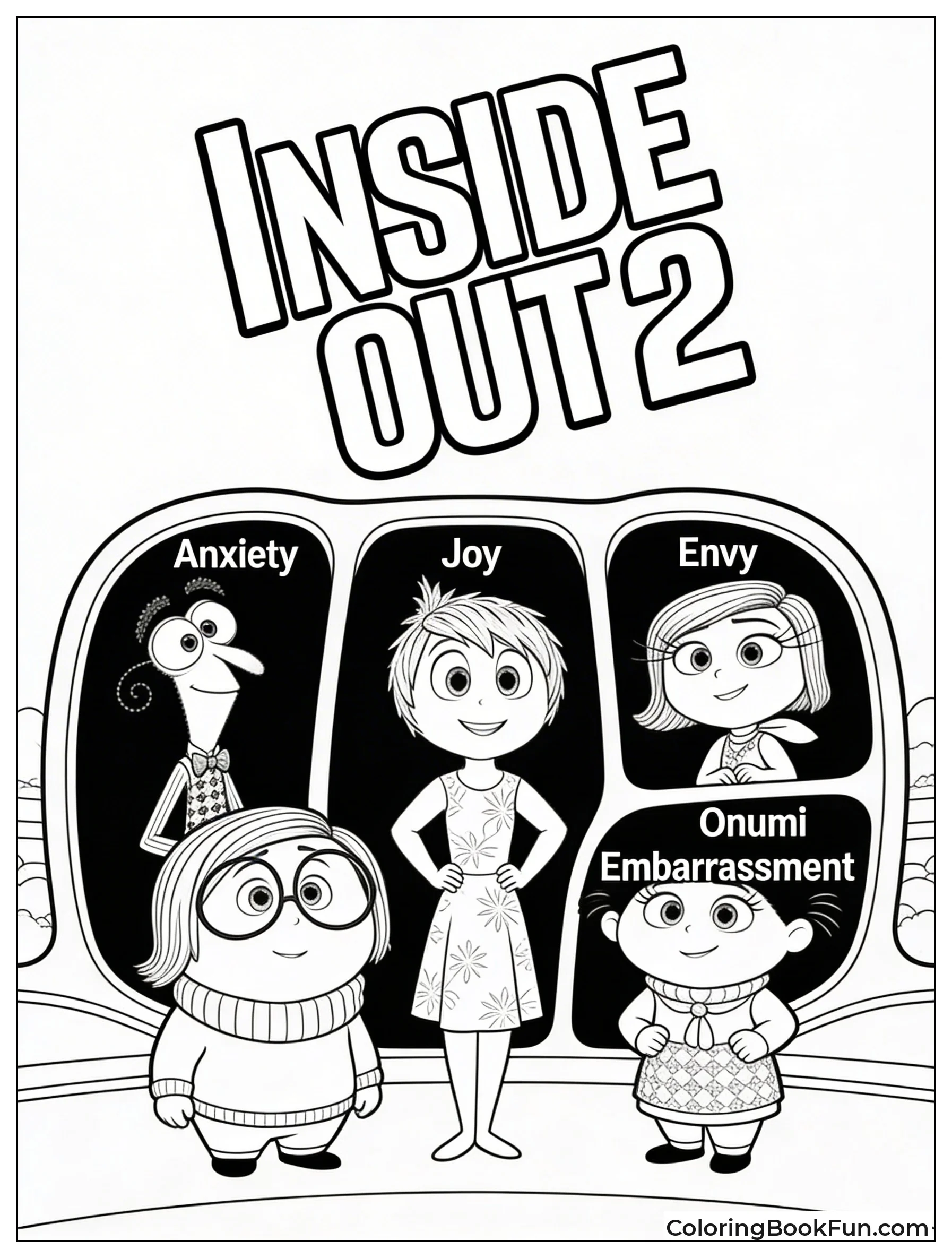 Inside Out 2 Emotions