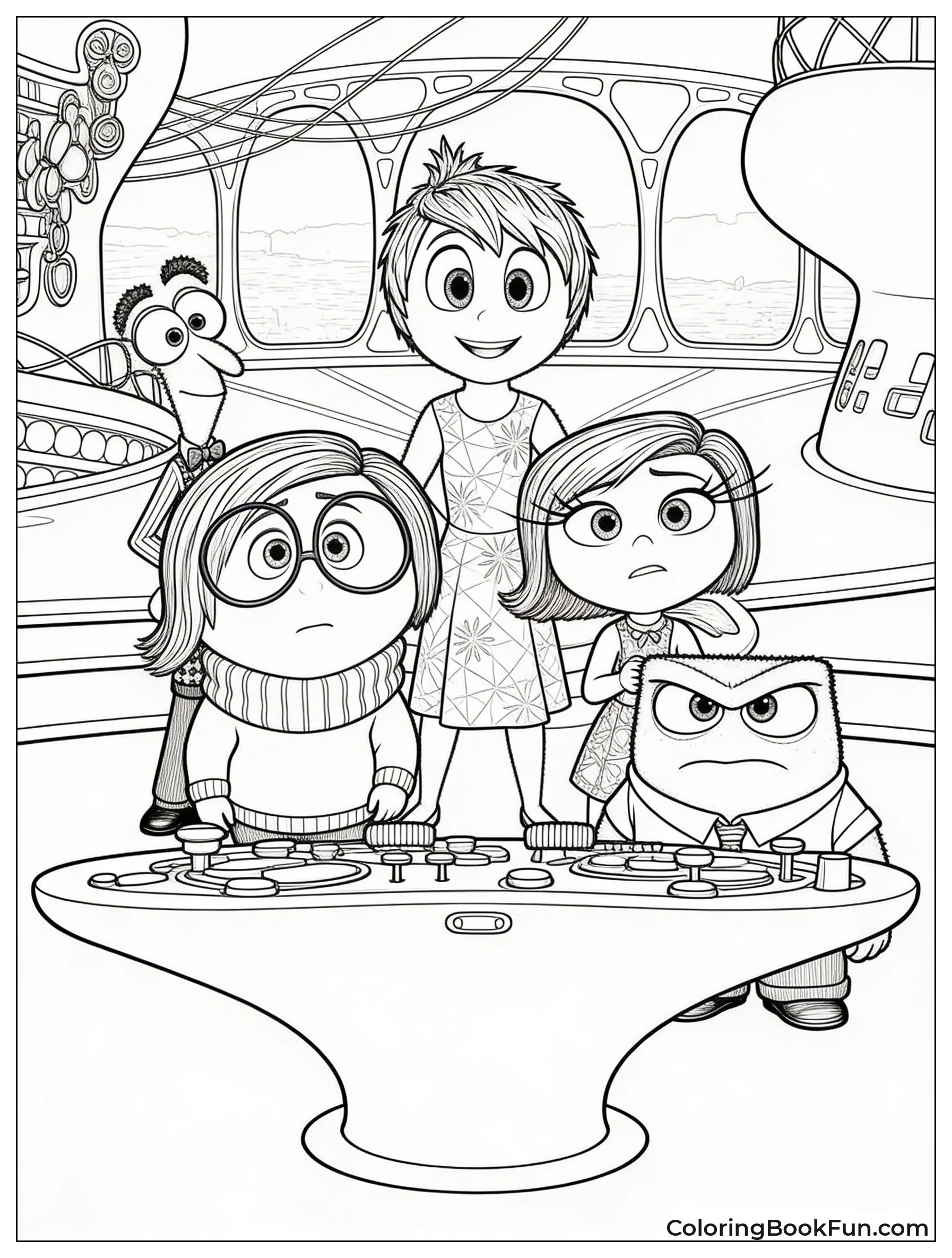 Emotions Gather in Headquarters