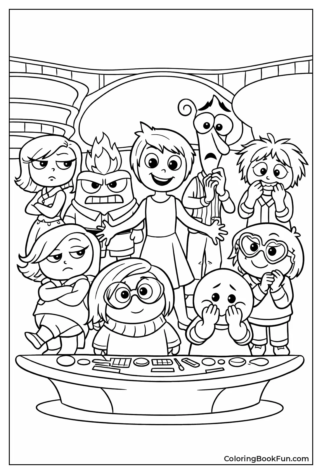 All Emotions Meet in Headquarters