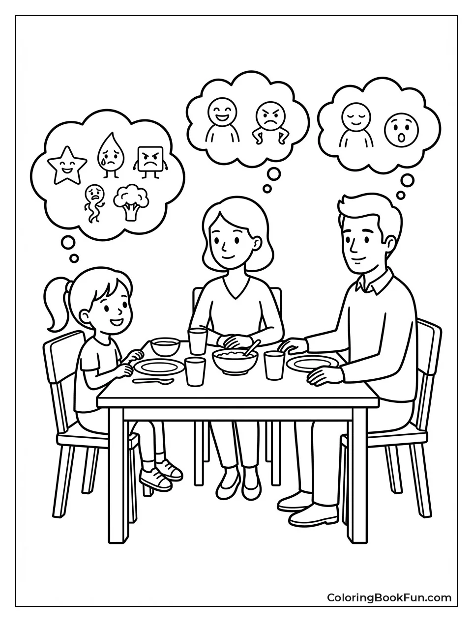 Riley Dines with Mom and Dad