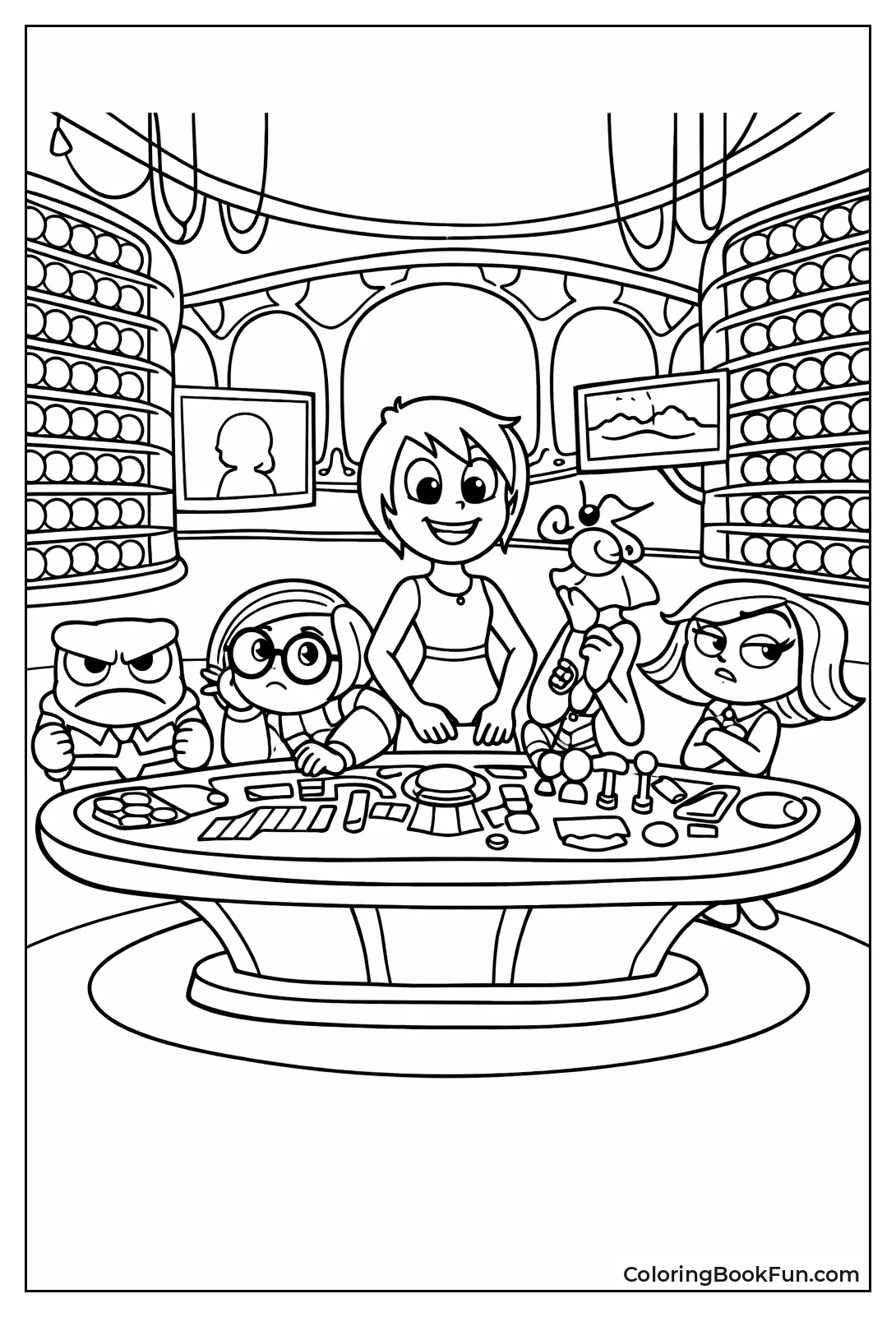 Headquarters Holds Console and Shelves