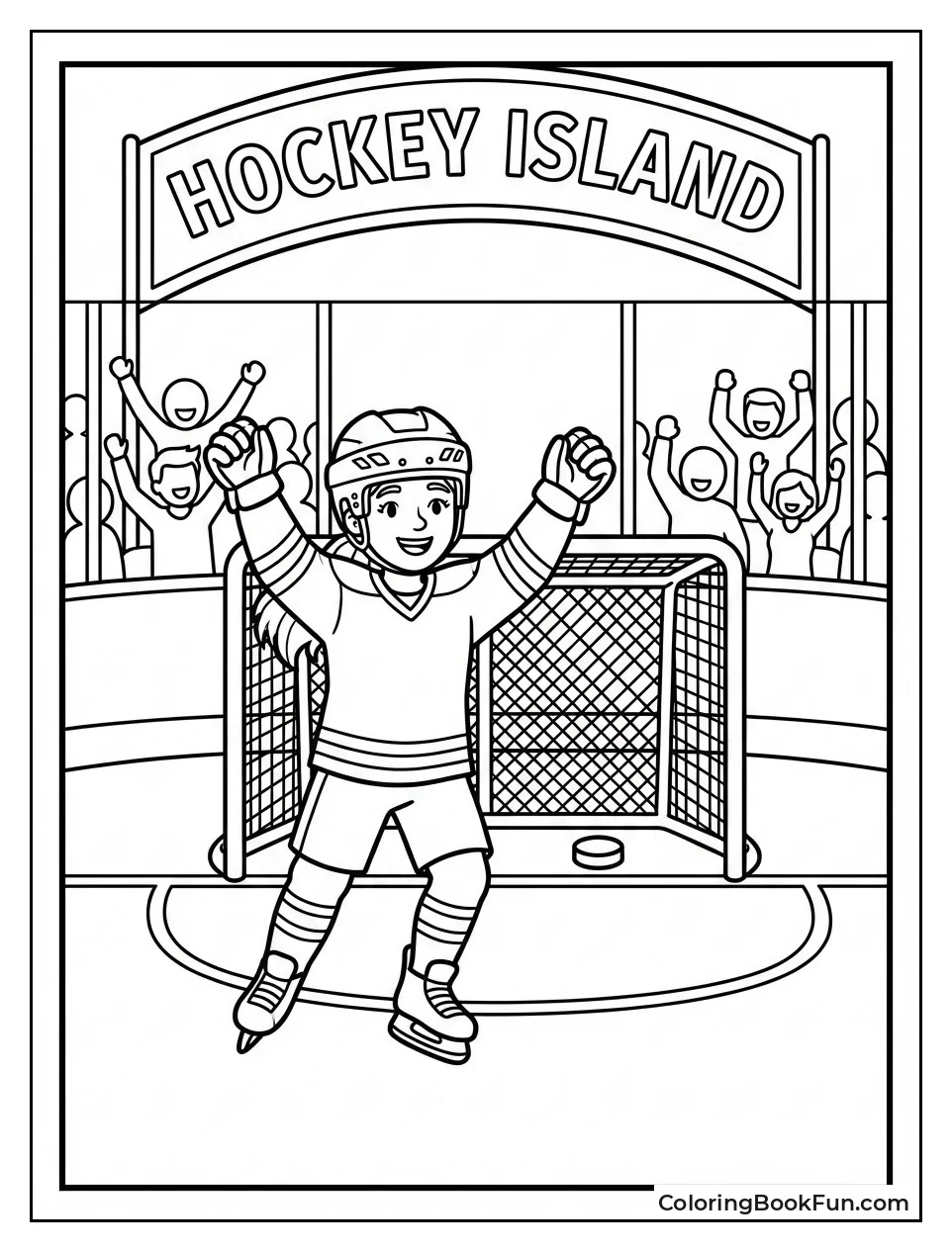 Riley Scores Goal with Cheers