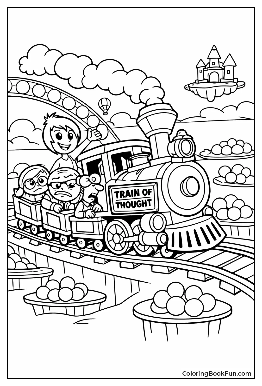 Thought Train Chugs Memory Tracks