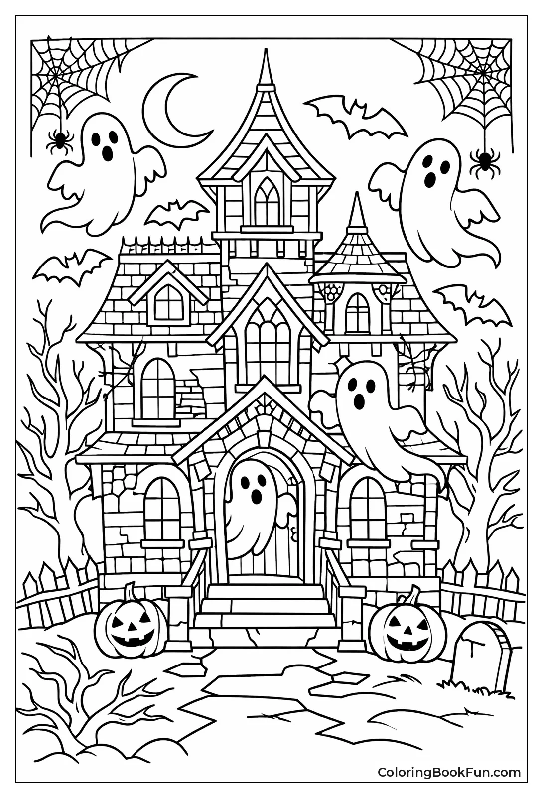 Detailed Gothic House Glows