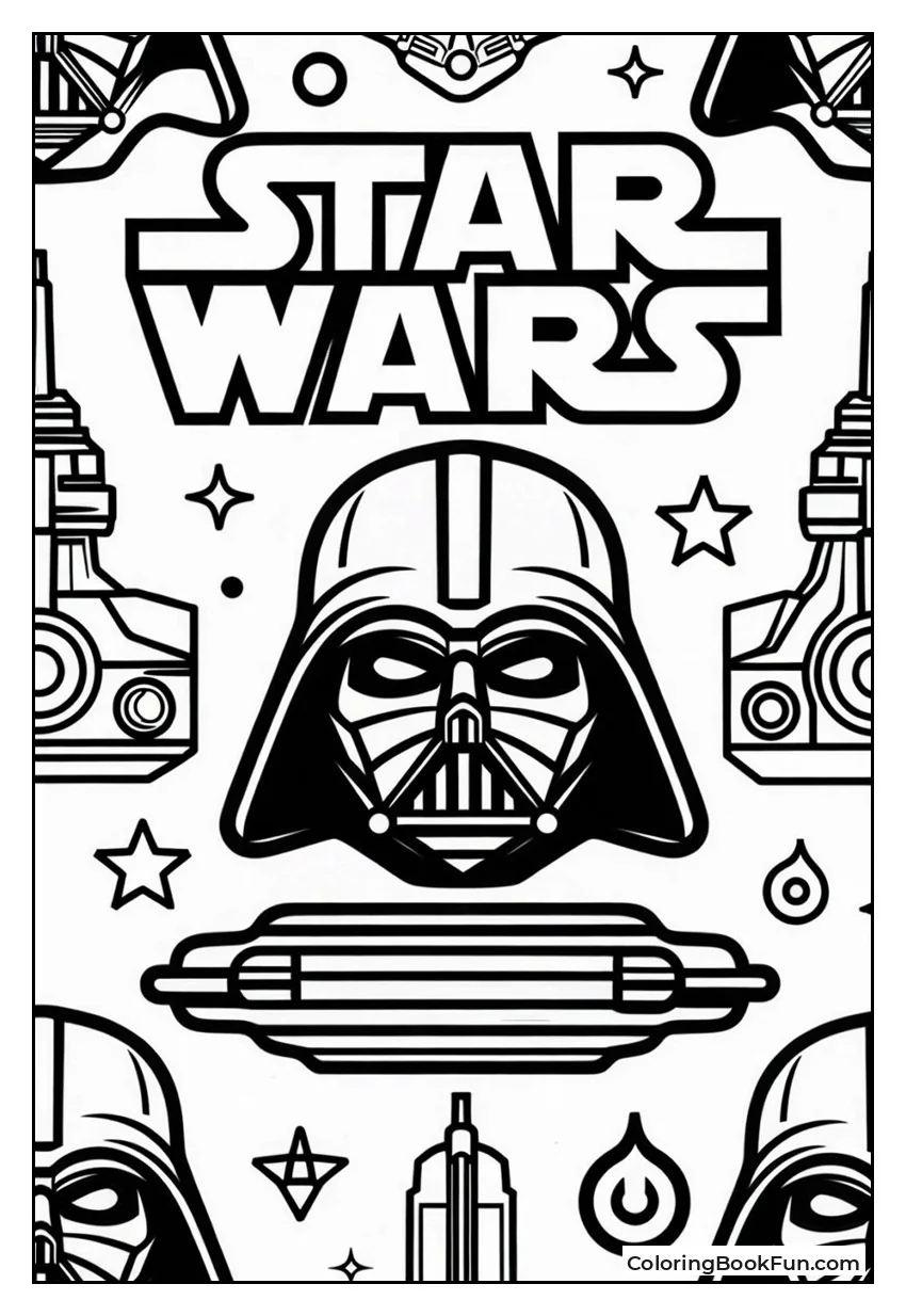 Intricate Star Wars Pattern Designs