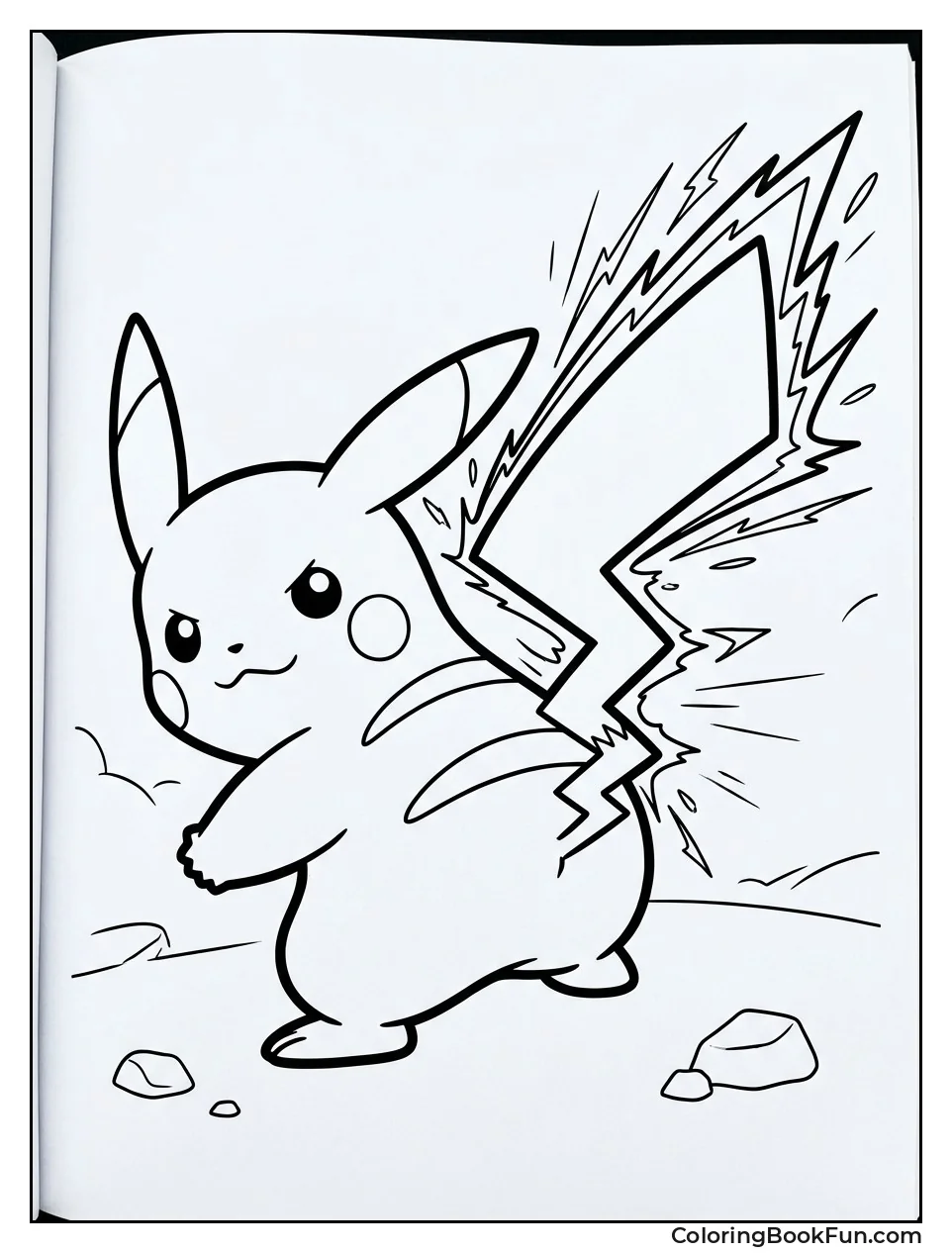 Pikachu Swings Iron Tail