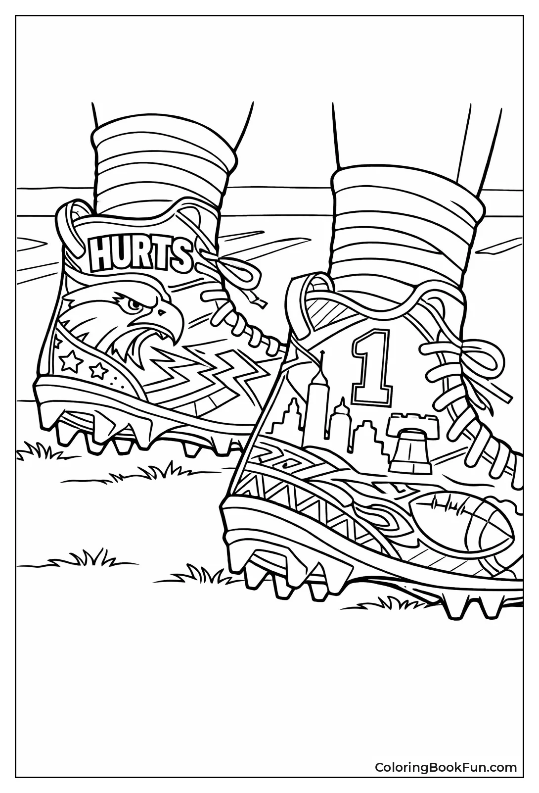 Jalen's Custom Cleat Designs