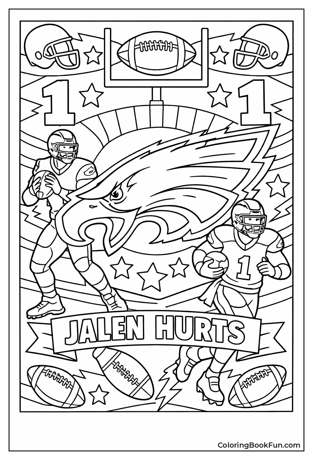 Eagles Logo Number Mandala