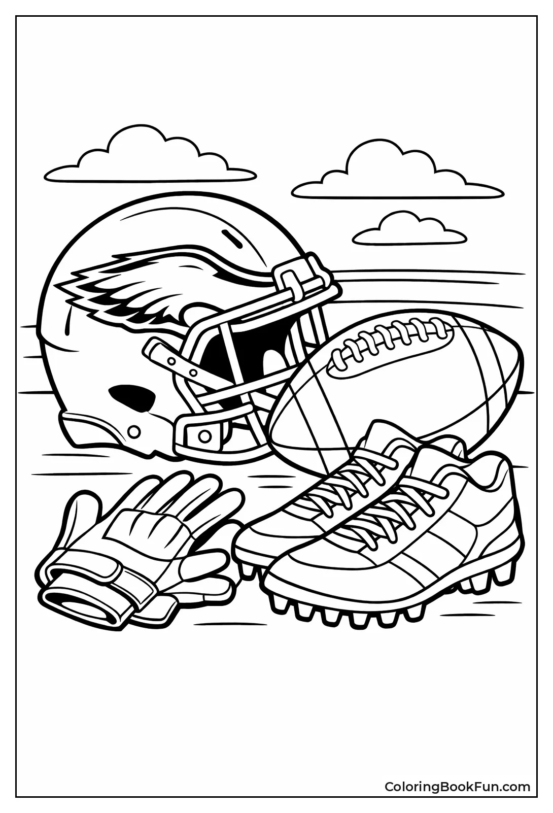 Eagles Gear Equipment Collage