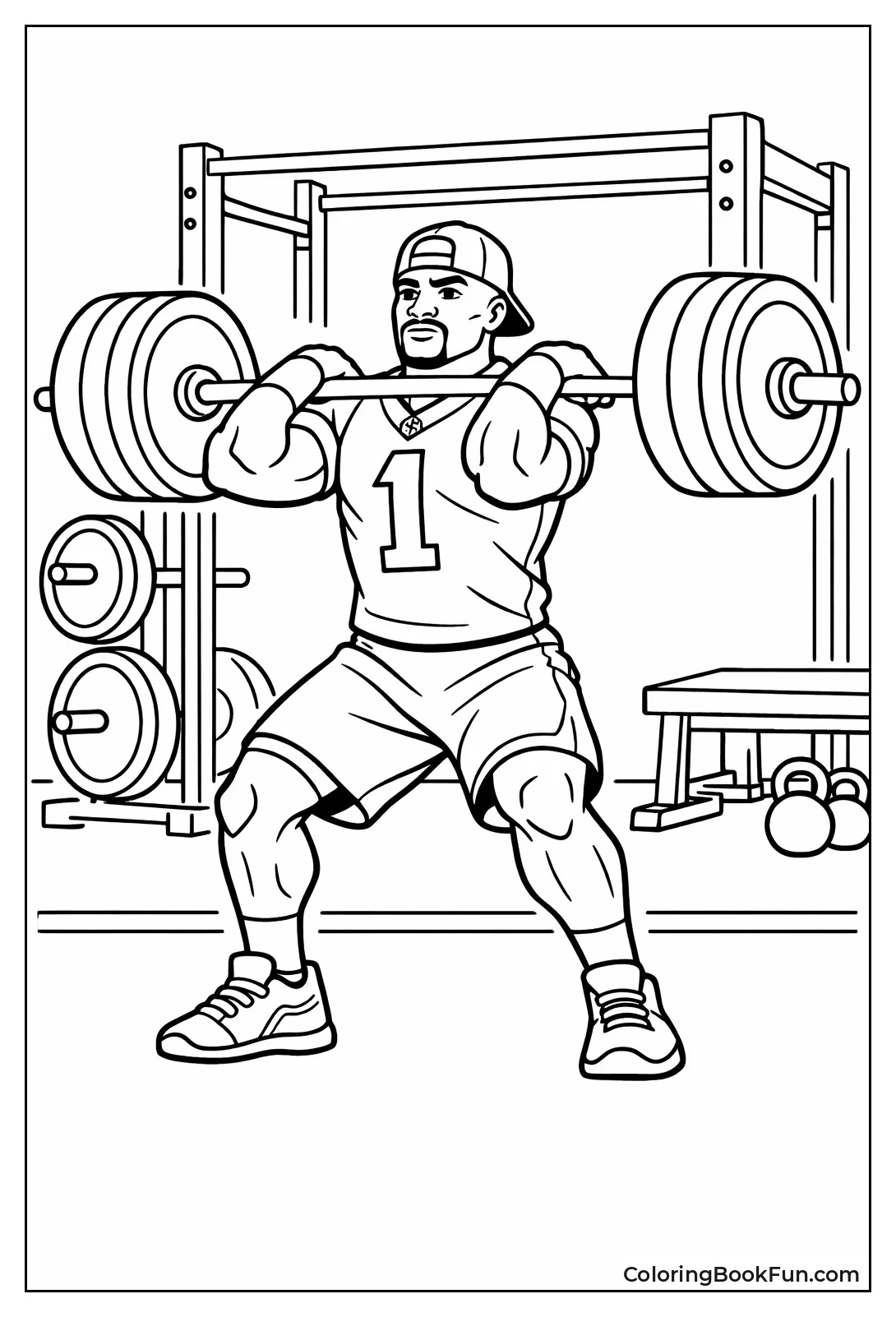 Jalen Lifts Heavy Weights