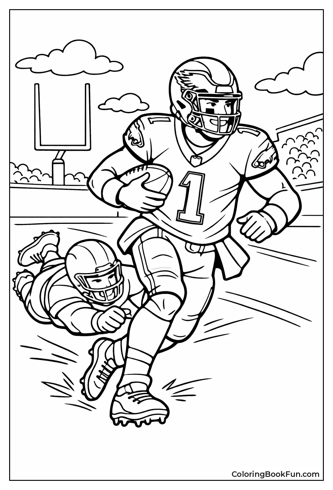 Jalen Dodges Diving Tackle