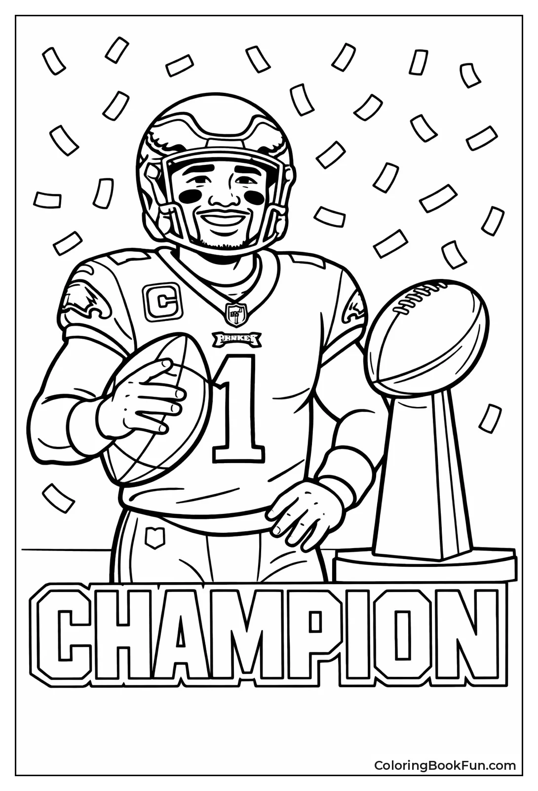 Jalen Holds Lombardi Trophy