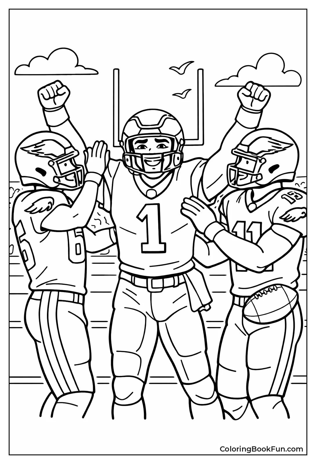 Jalen High-Fives Teammates