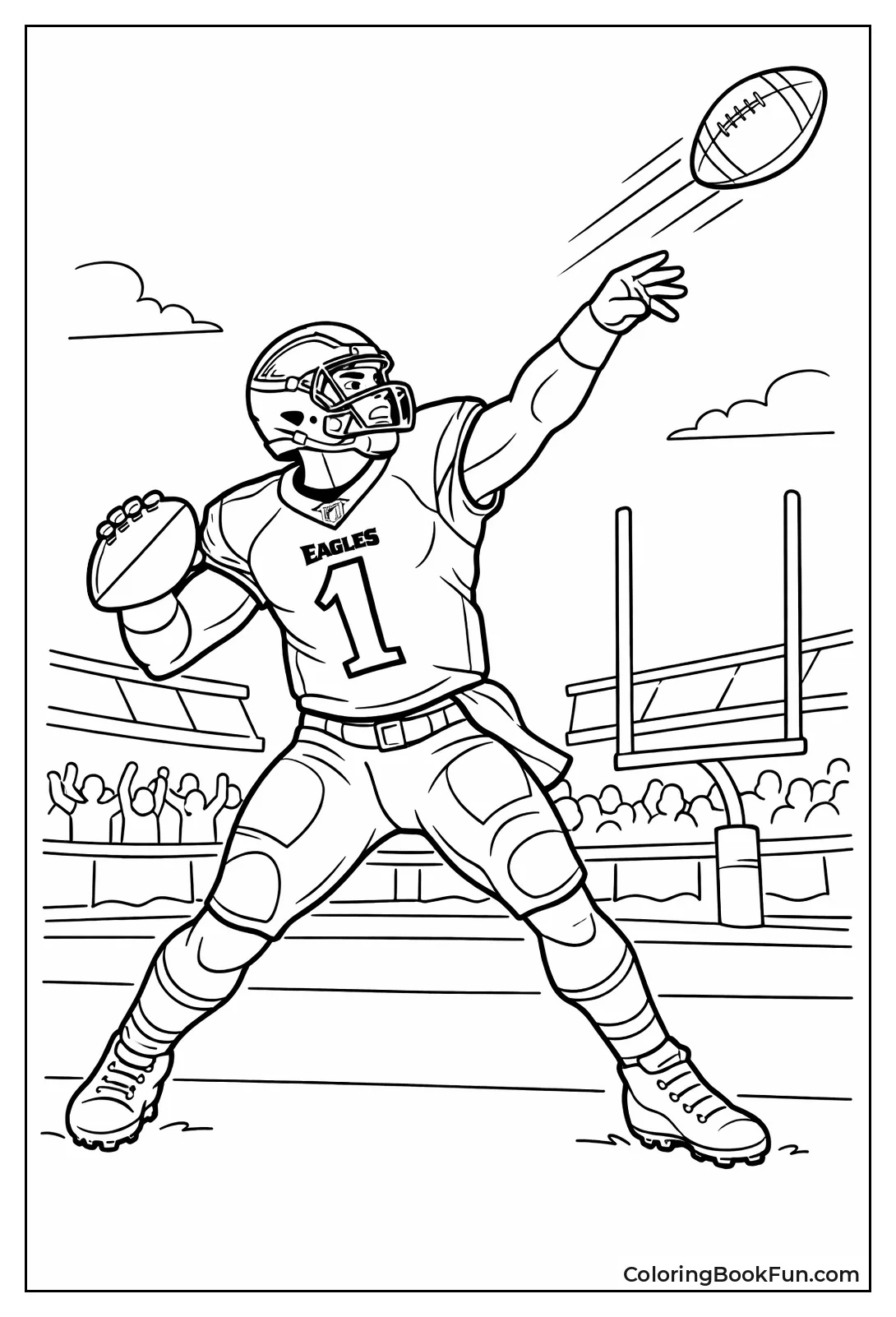 Jalen Launches Deep Pass