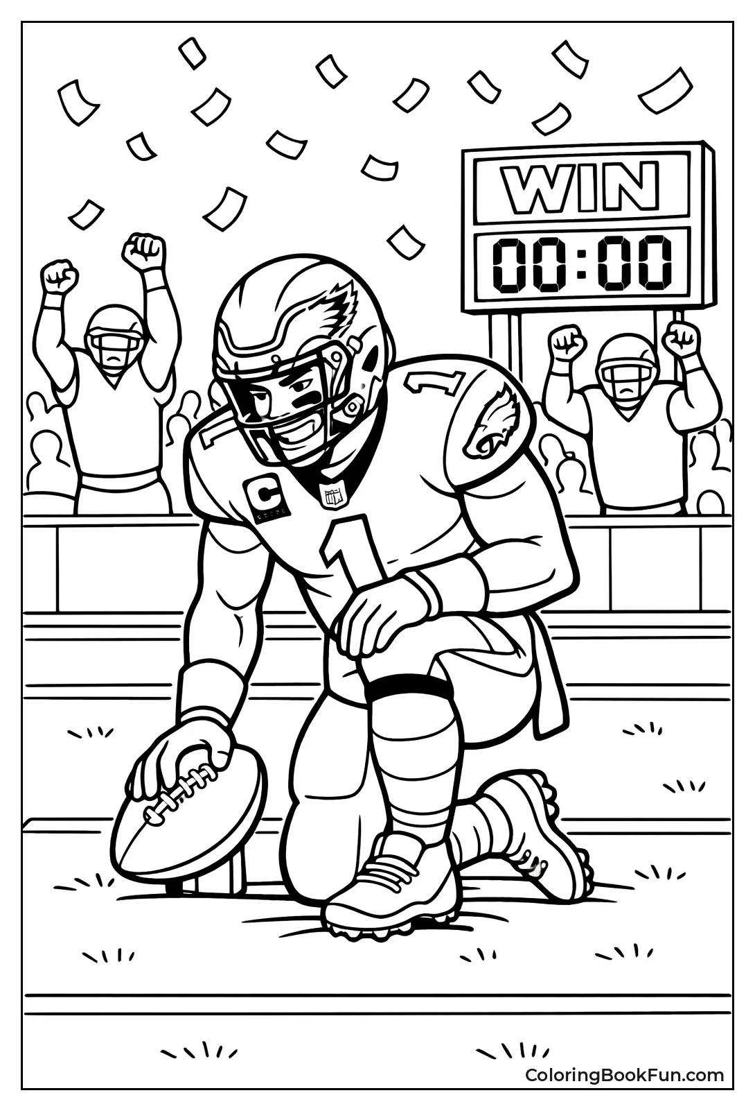 Jalen Kneels in Victory