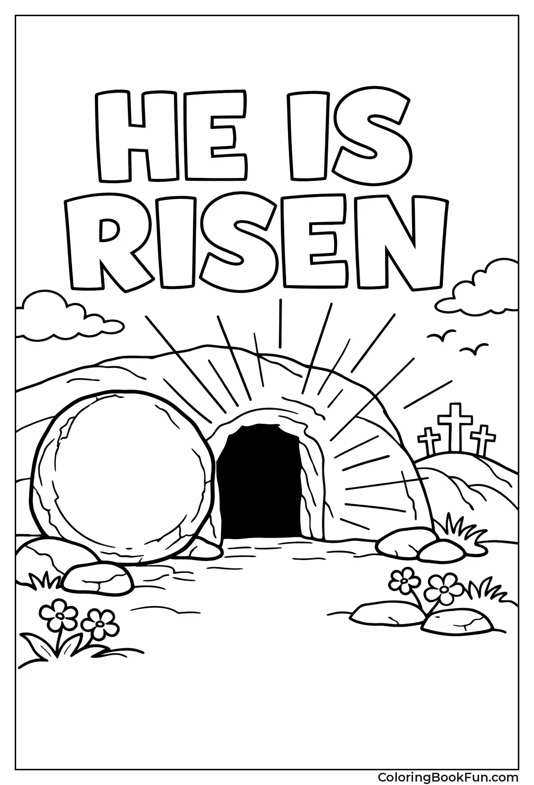 Empty Tomb Shines with Light