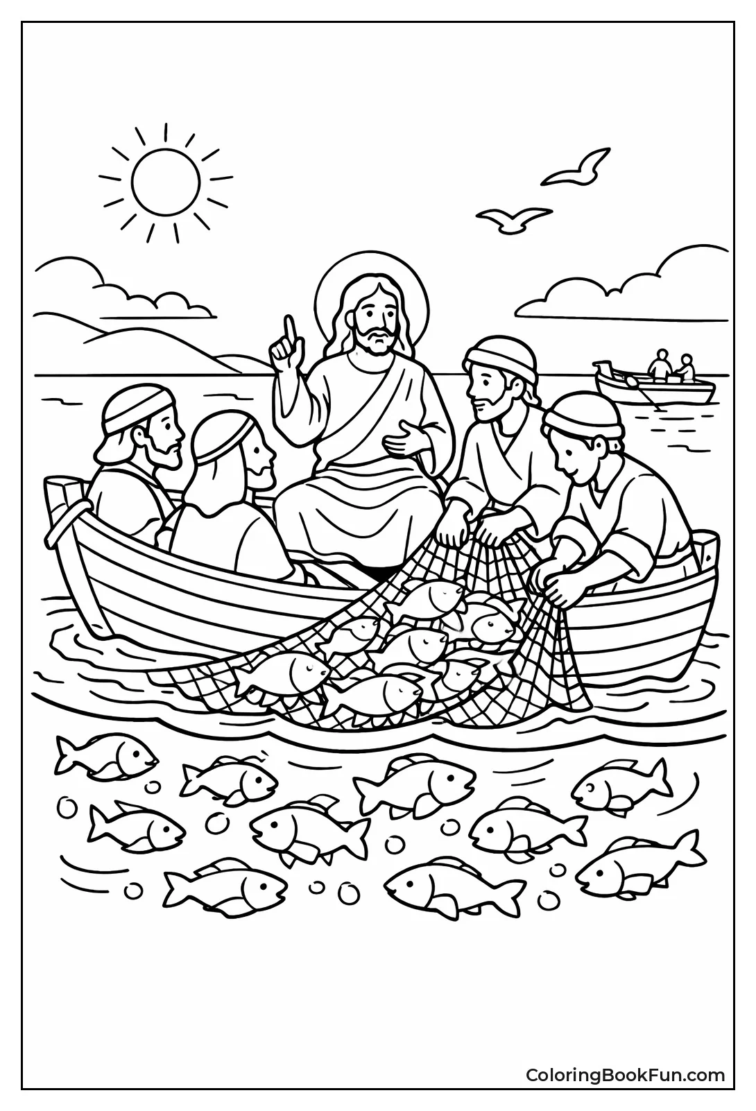 Jesus Miracle Fish Catch