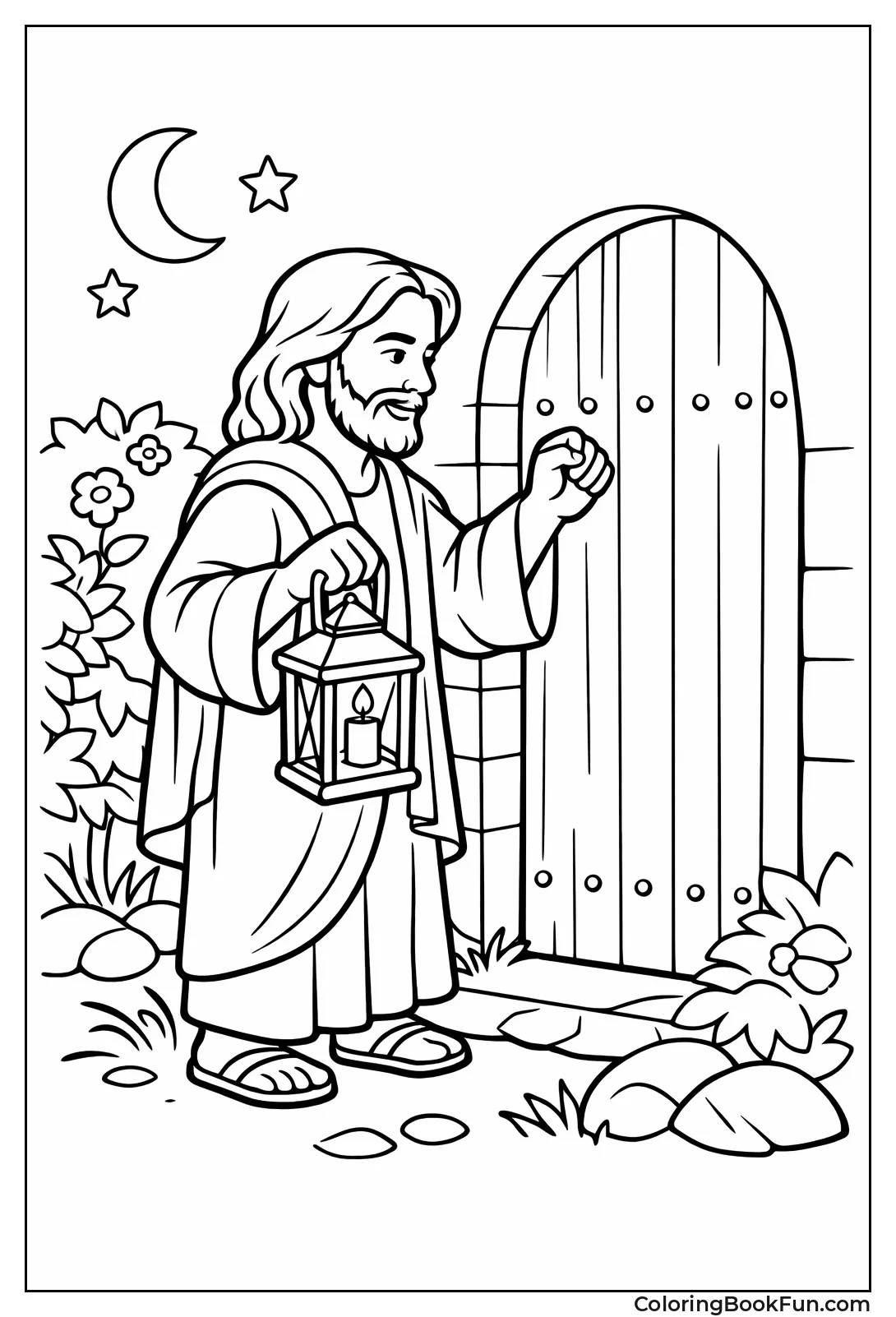 Jesus Knocks with Lantern Light