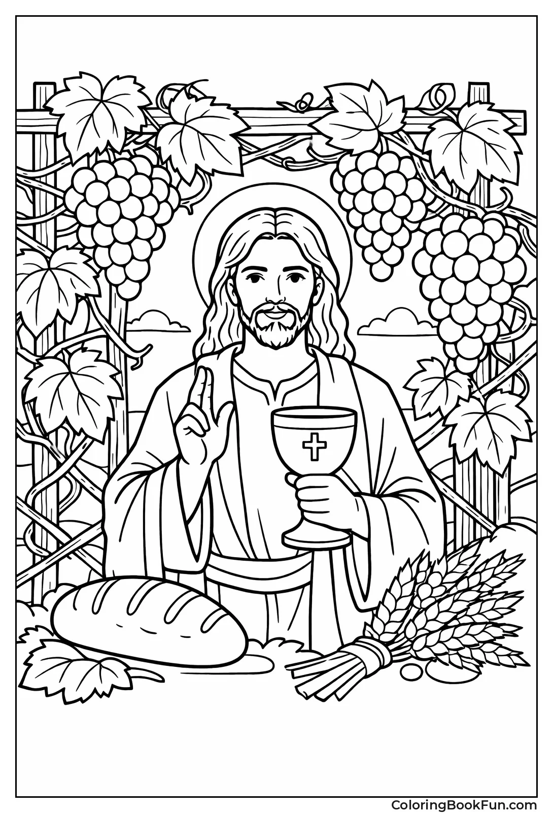 Grapevines Climb Sturdy Wood Trellis