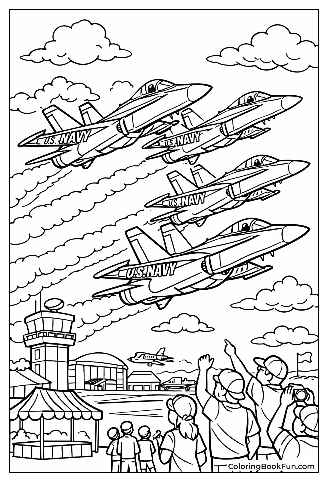 Blue Angels Formation Flying