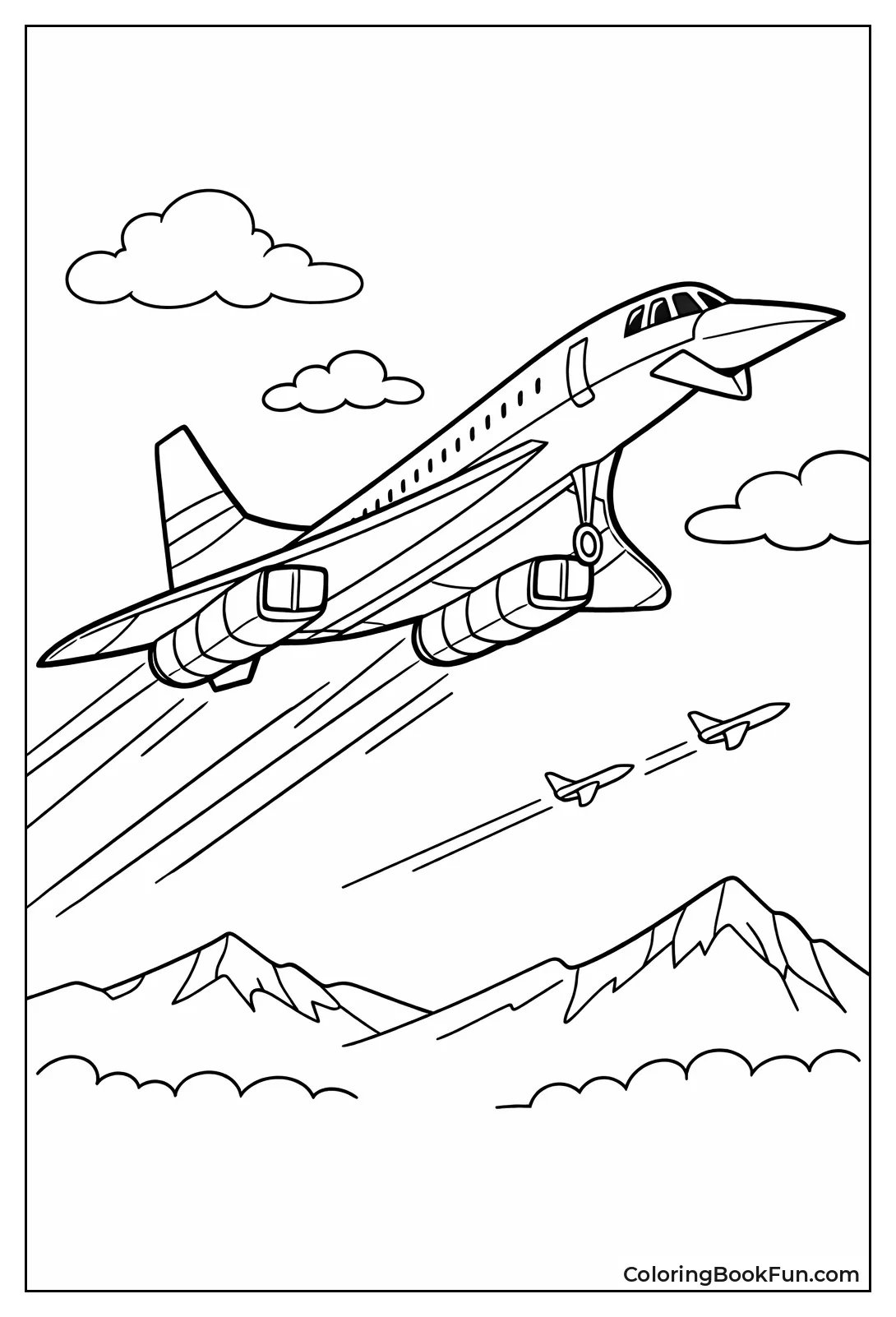 Concorde Jet Supersonic Flight