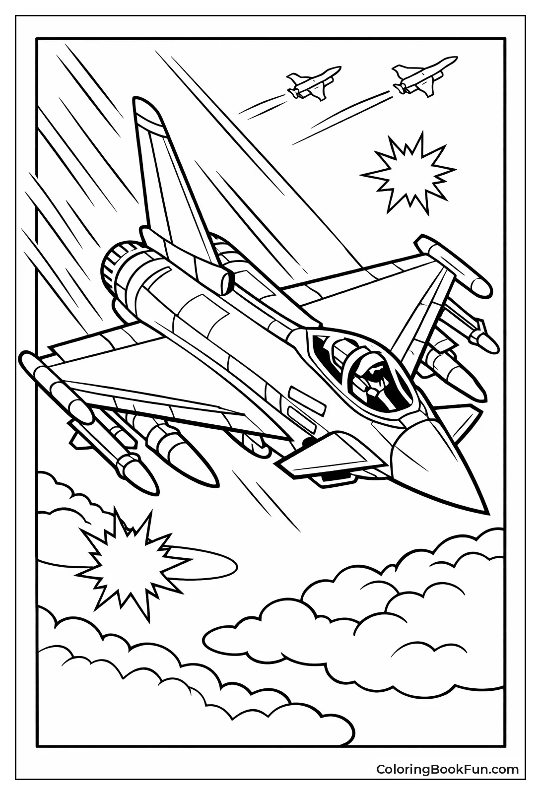 Eurofighter Typhoon Diving Fast