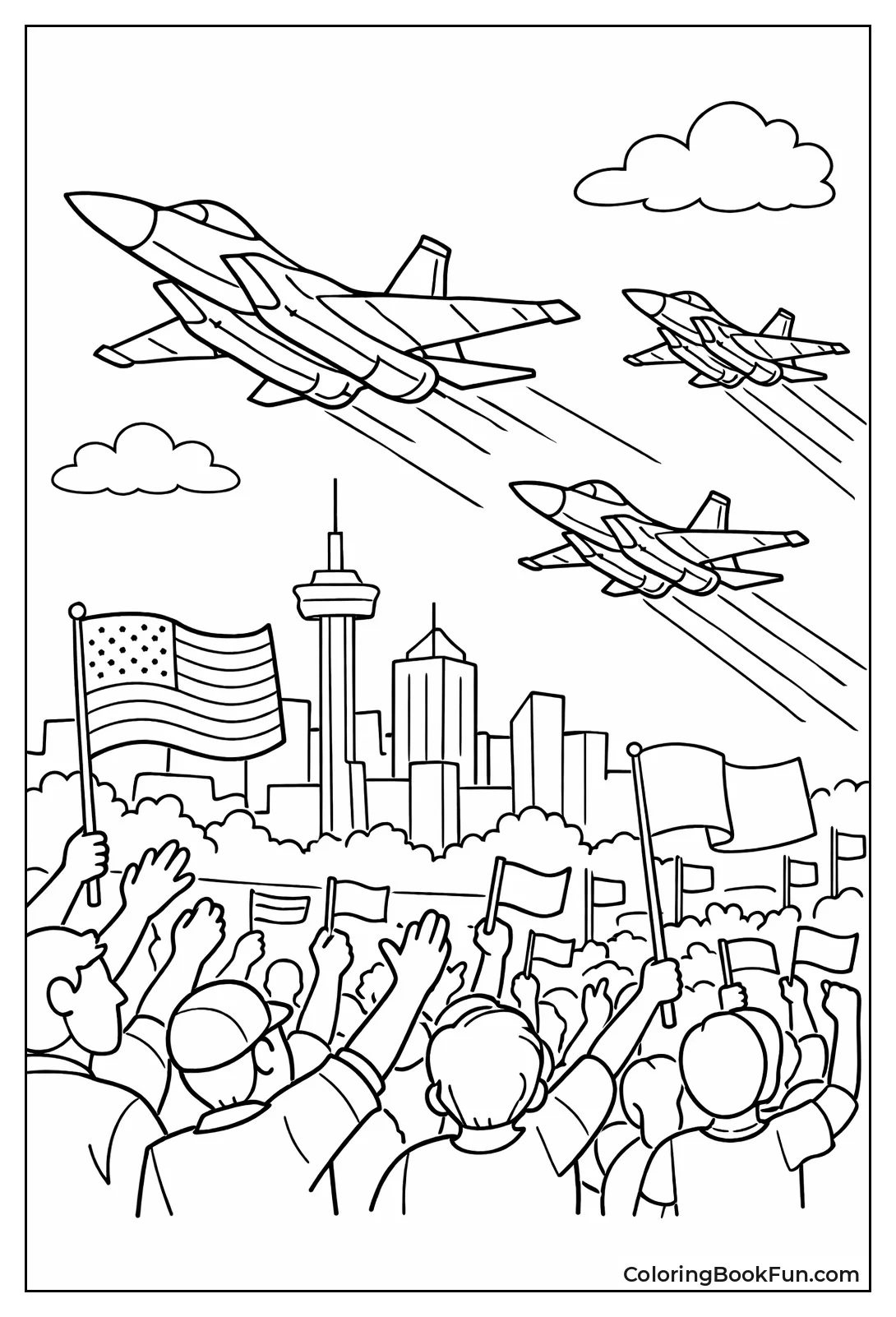 Jets over City Parade