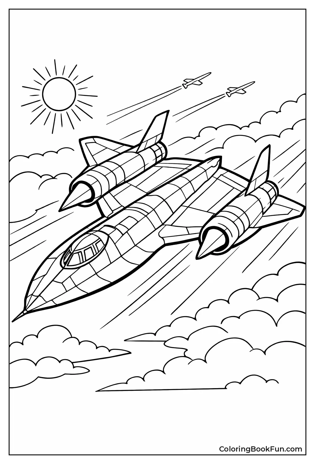 SR-71 Blackbird Spy Jet