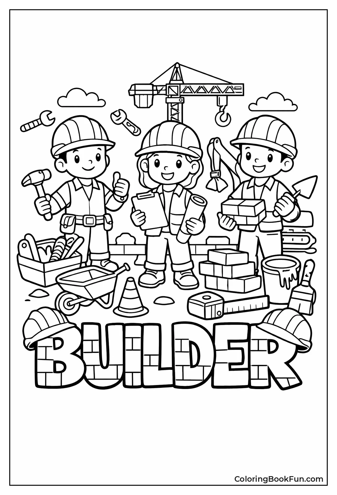 Builder Letters with Tools