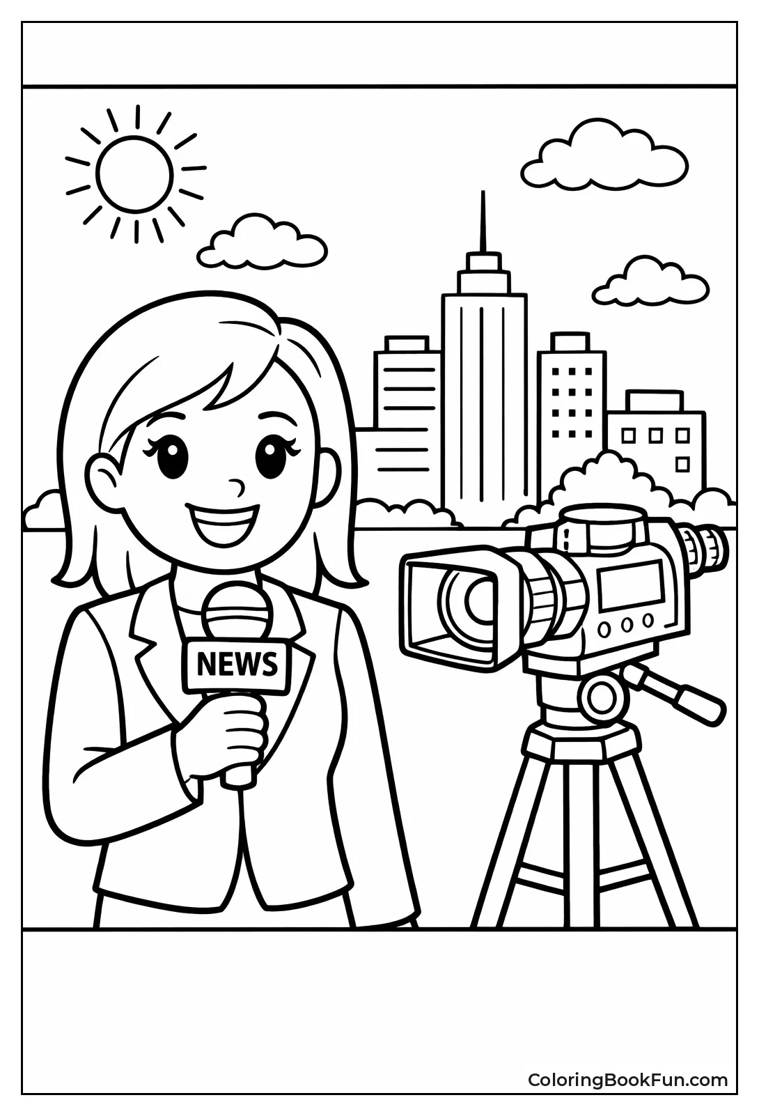 Reporter Speaking to Camera