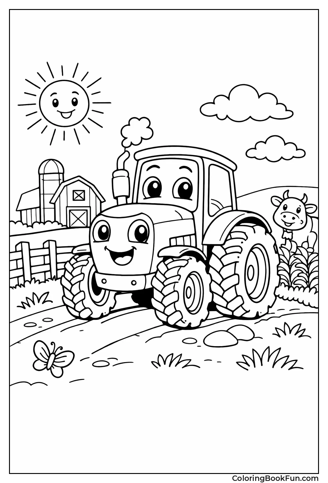 Johnny Playful Farm Tractor