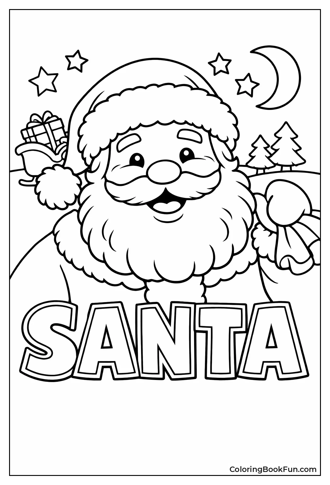 Jolly Santa Portrait