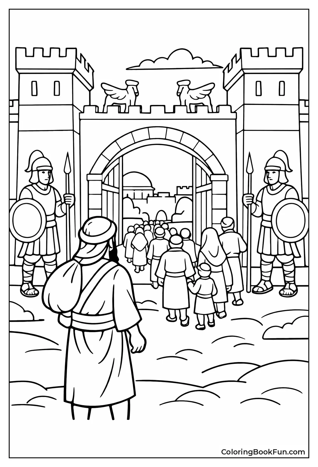 Nineveh Gates Welcome Crowds