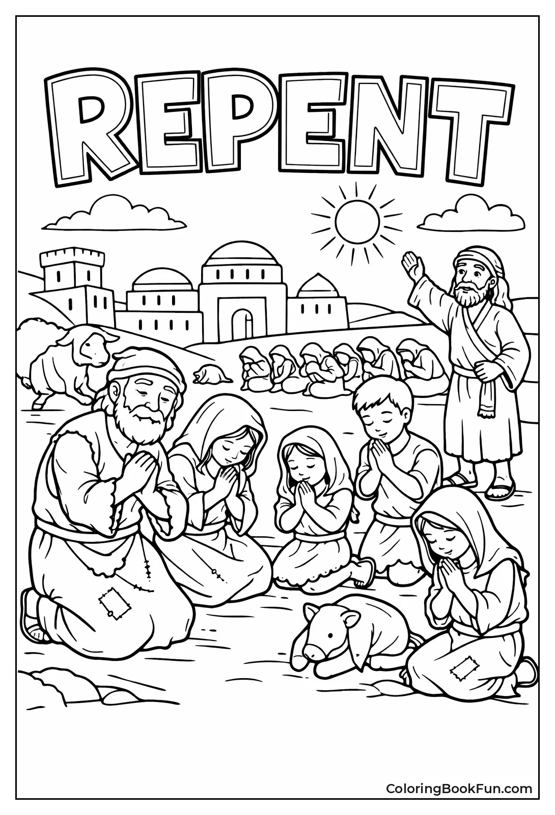 Ninevites Pray and Fast